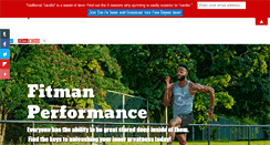 Desktop Screenshot of fitmanperformance.com