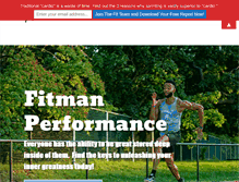 Tablet Screenshot of fitmanperformance.com